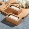 100PCS 3.5x2.36x1.2 inches Brown Soap Boxes with Window - Homemade Soap Packaging, Small Gift Boxes for Bakery, Macarons, Cookies, Candies & Party Favors view 4