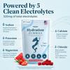 Electrolyte Gummies for Hydration | Convenient On-The-Go Hydration Gummies for Dehydration, 325mg Ancient Sea Salt, Berry Watermelon Electrolyte Chews, Magnesium Glycinate | Vegan, Low Sugar, 60 Count view 3
