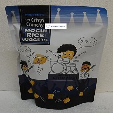 Trader Joe Crispy Crunchy Original Mochi Rice Nuggets 6.35oz 180g (Single Bag)