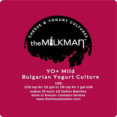 theMilkman YO+ Mild Bulgarian Yogurt Culture