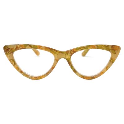 Incredible Bargains The Valentina Reading Glasses, Stylish Cat Eye Readers with Spring Hinges + 2.75 Marble