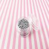 Non Edible Metallic Silver Tone Glass Nonpareil Sprinkles, 2mm, Decoden Funfetti Jimmies, Faux Caviar Beads rdnqu (Bag: 30 Grams) view 3