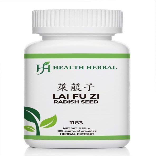 Health Herbal - HH1183 Lai Fu Zi/Radish Seed, Granule, 100 Grams/Bottle