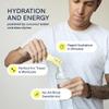 JoinBelle Belle HydroBelle Electrolyte Powder Drink Mix, Lemon Lime, Sugar Free Hydration Packets Made with Coconut Water and Electrolytes, Vegan, Keto, and Dairy Free, Travel Friendly, 32 Count view 2