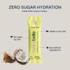 JoinBelle Belle HydroBelle Electrolyte Powder Drink Mix, Lemon Lime, Sugar Free Hydration Packets Made with Coconut Water and Electrolytes, Vegan, Keto, and Dairy Free, Travel Friendly, 32 Count view 3