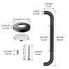 16 Inch Anti Slip Grab Bar for Shower, 2 Pack Munzong Oil Rubbed Black Bathroom Grab Bar, Knurled Handicap Balance Bar,Safety Hand Rail Support Elderly Senior view 3