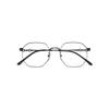 2-in-1 Blue Light & UV Protection Glasses for Men & Women, Non-Prescription Photochromic Glasses for Game & Read (Black, Non-Photochromic) view 2