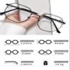 2-in-1 Blue Light & UV Protection Glasses for Men & Women, Non-Prescription Photochromic Glasses for Game & Read (Black, Non-Photochromic) view 4