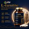LIIFE L-Carnitine with Folic Acid (Vitamin B9) and Vitamin C,500 mg, 60 Capsules,Supports Healthy Fetal Development, Cardiovascular Function* - Metabolism & Reproductive Health Support* view 3