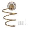 DouWen MO Brass Hair Dryer Holder, Antique Retro Hairdryer Hanging Rack, Space Saving Bath Storage Accessories with Expansion Screws, for Wall, Bathroom, Barber Stores, view 1