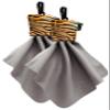 SPUDZ Classic Microfiber Lens Cleaner Clip-On Pouch, Washable for Binoculars, Scopes, Glasses, Screens | Classic | Tiger, 6 x 6 Inch (2-Pack) view 1