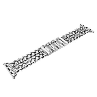 Stainless steel strap Men's sports Wristband 38/42/40/44mm Denim Chain Men Women