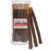 All City Candy Hand-Dipped Milk Chocolate Covered Pretzel Rods Sweet & Salty Holiday Treats, Individually Wrapped, 12-Piece Gift Tube, Perfect for Corporate Gifting or Party Favors view 1