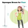 Floor Squeegee for Concrete Floor - 59in Long Handle Heavy Duty 180Adjustable Head Multifunction Magic Broom for Tile Shower Bathroom Cleaning view 4