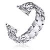 Stainless steel strap Men's sports Wristband 38/42/40/44mm Denim Chain Men Women view 2