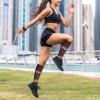 American Football Laces Print Compression Socks For Women & Men,15-20 Mmhg Graduated Support,For Running Travel Sports view 2