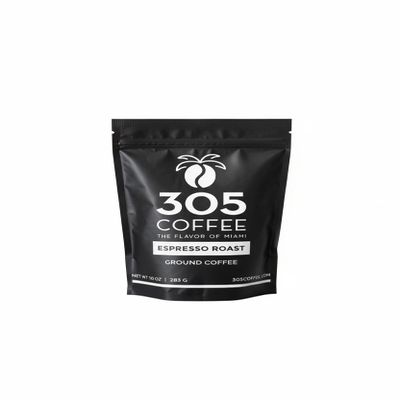 305 Coffee, Miami Blend, Premium Ground Coffee (10 oz, Espresso)
