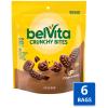 belVita Bite Size Snacks, Chocolate Crunchy Bites, 6-5 oz Bags view 3