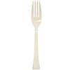 Sahara Beige Plastic Forks Elegant Disposable Forks for Appetizers Salads Desserts and Main Courses Ideal for Weddings Parties Catering Events and Buffets (240) view 1