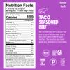 Chomps Grass-Fed and Finished Taco Beef Stick 8 Count, 1.15 OZ view 2