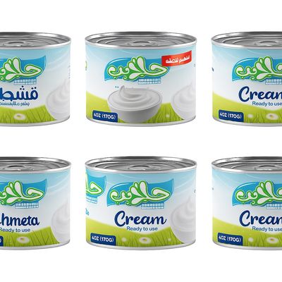 Halyeb Pure and Natural Cream, Fresh N Creamy, Great for Savory and Sweet Dishes, 6oz (Pack of 6)