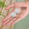 Hmsddan Natural Marble Baoding Chinese Meditation Balls, Stress Relief Hand Exercise Therapy Set, White Small-1.38" view 3