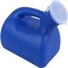 Portable urinal, Male Urinal 2000 ML Blue 7.87x4.3x2.1 Inches view 1