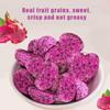 Coconut flavored dragon fruit crisps 4.23oz/120g, the rich and fragrant coconut meat collides with dragon fruit to create a new taste, a fruit snack view 3