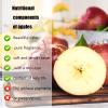 Apple Slices, Apple Chips, Dried Apples-Fuji Apples, Natural Sweetness, Nutrient-Dense, On-the-Go Snacks, Chewy Resilience & Concentrated Aroma, Dehydrated Fruit for Simmer Pot Mix view 4