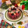 10Pcs Merry Christmas Cake Toppers Acrylic Mirror Gold Engraved Cupcake Cake Side Decorative for Xmas Holiday New Year Party Cake Decoration Kit Dessert Baking DIY Supplies (Gold) view 3