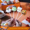 Halloween Candy Marshmallows,Fun Pumpkin Ghost-Shaped Candies,Creative Gifts for Kids,Dessert Toppings,Display Box Packaging,16 Pack view 2