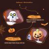 Halloween Candy Marshmallows,Fun Pumpkin Ghost-Shaped Candies,Creative Gifts for Kids,Dessert Toppings,Display Box Packaging,16 Pack view 4