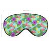 Adults Blackout Eye Cover, Sleep Mask Easy to Clean, Soft Colorful Flowers Palm Leaf Flamingo Night Blindfold for Home Travel Airplane Accessories view 2