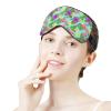 Adults Blackout Eye Cover, Sleep Mask Easy to Clean, Soft Colorful Flowers Palm Leaf Flamingo Night Blindfold for Home Travel Airplane Accessories view 4