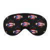 Adults Blackout Eye Cover, Sleep Mask Easy to Clean, Soft American Puerto Rico Flag Pull Apart Black Night Blindfold for Home Travel Airplane Accessories view 1