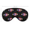 Adults Blackout Eye Cover, Sleep Mask Easy to Clean, Soft American Puerto Rico Flag Pull Apart Black Night Blindfold for Home Travel Airplane Accessories view 2