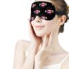 Adults Blackout Eye Cover, Sleep Mask Easy to Clean, Soft American Puerto Rico Flag Pull Apart Black Night Blindfold for Home Travel Airplane Accessories view 3