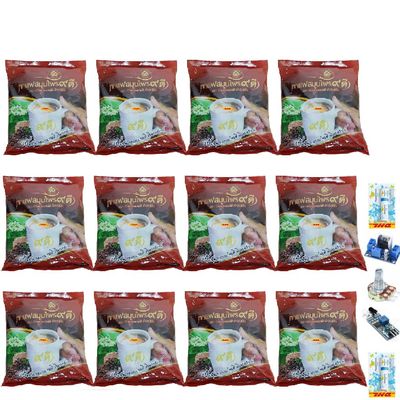 20 Sachets/Pack Kaodee 9DCoffee Coffee Instant Mix Powder Snack 9 in 1 Much Mellow Delicious Vegan Intense Good Shape Set 12 D374 By Thaigiftshop [Get Free Tomato Facial Mask]