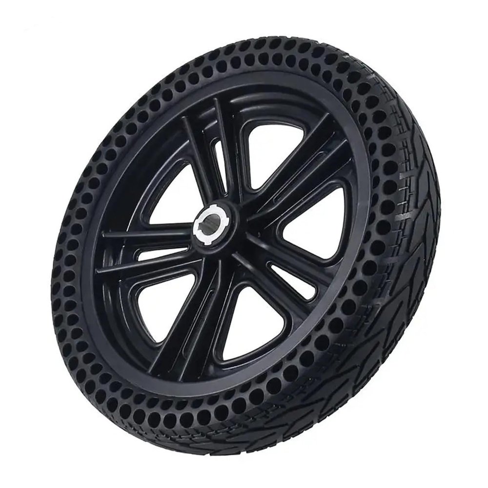 12 inch electric wheelchair drive 12.5x2.50 rear wheel flange keyway honeycomb solid tire assembly(Right)