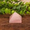 1.575 Inch Natural Crystal Pyramid, 1pc Healing Crystal Pyramid for Energy Balancing, Meditation, Home Decor (Assorted Crystals) (Rose Quartz) view 1