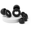 Silicone Ear Plugs for Noise Cancelling, Lightweight Design, 6 Different Sized Eartips Covers, Washable Comfort Fit, for Sleep, Work, Concerts, Study view 1
