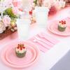 Datyiiha 100 Set Frosted Plastic Cups with Sip Lids Clear Disposable Drinking Cups for Wedding Reception Stadium Bulk Cups,12 Oz view 3