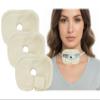 3Pcs Tracheostomy Supplies Reusable Trach Tube Covers, Dressing Pads Tracheostomy Tube Holder Pad, Tracheostomy Trach Tube Supplies, Trach Pads for Wound Care Adaptive Surgical Tracheostomy Pad(Beige) view 1