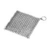 Metal Cleaning Brush - Cast Iron Cleaner Kitchen Rust Pot Pans Cleaning Scrubber Steel Scraper Brush Kit (10x10cm) view 1