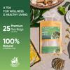 Olive Leaf Tea Bags 25 Bags (Premium Dried Olive Leaf Tea - 25 Count), Natural Extract Caffeine-Free Herbal Tea for Health & Immune Support view 2