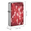 Lighter Cases, Love Heart Print Metal Lighter Case Reusable Lighter Sleeve view 2