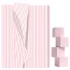 AVXINSOK 100 Sheets Light Pink Striped Tissue Paper 14 x 20 Inches Baby Pink and White Striped Gift Wrapping Tissue Paper for Gift Bags Wedding Birthday Party Packaging Crafts view 1