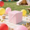 AVXINSOK 100 Sheets Light Pink Striped Tissue Paper 14 x 20 Inches Baby Pink and White Striped Gift Wrapping Tissue Paper for Gift Bags Wedding Birthday Party Packaging Crafts view 2