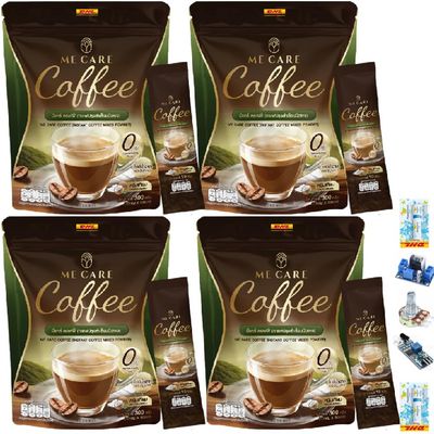30 Sachets/Pack Robusta Arabica Intense Good Shape Me Care Coffee Instant Mix Powder Snack 24 in 1 Much Mellow Delicious (of 4) By Thaigiftshop [Get Free Tomato Facial Mask]
