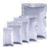 Flat Lock Bags 100pcs Flat Aluminum Foil Self Sealing Packing Bag Tear Notch Heavy-Duty Food Snack Zip Lock Storage Package Bags(8.5cmx14cm) view 2